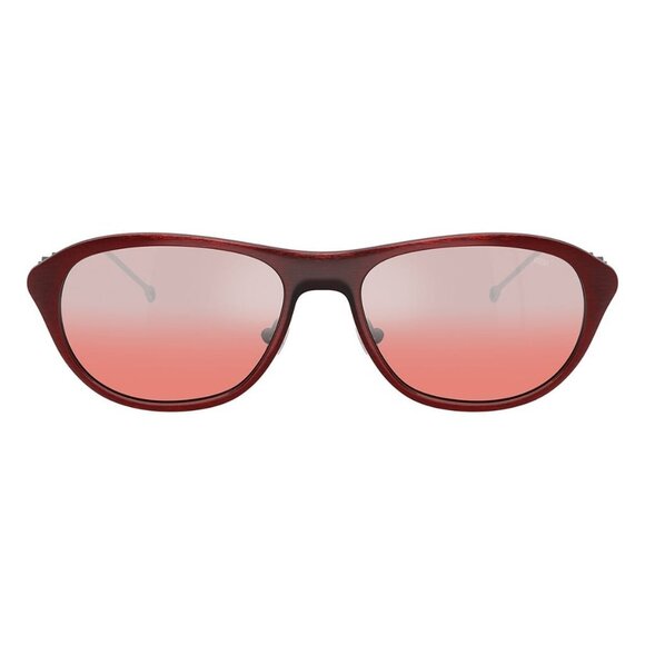 New DIESEL Red Rectangle DL1011 1026/7E Sunglasses Women - Picture 2 of 6